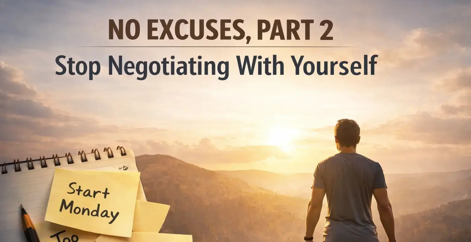 No Excuses, Part 2: Stop Negotiating With Yourself: The Hidden Habit That Keeps You Stuck
