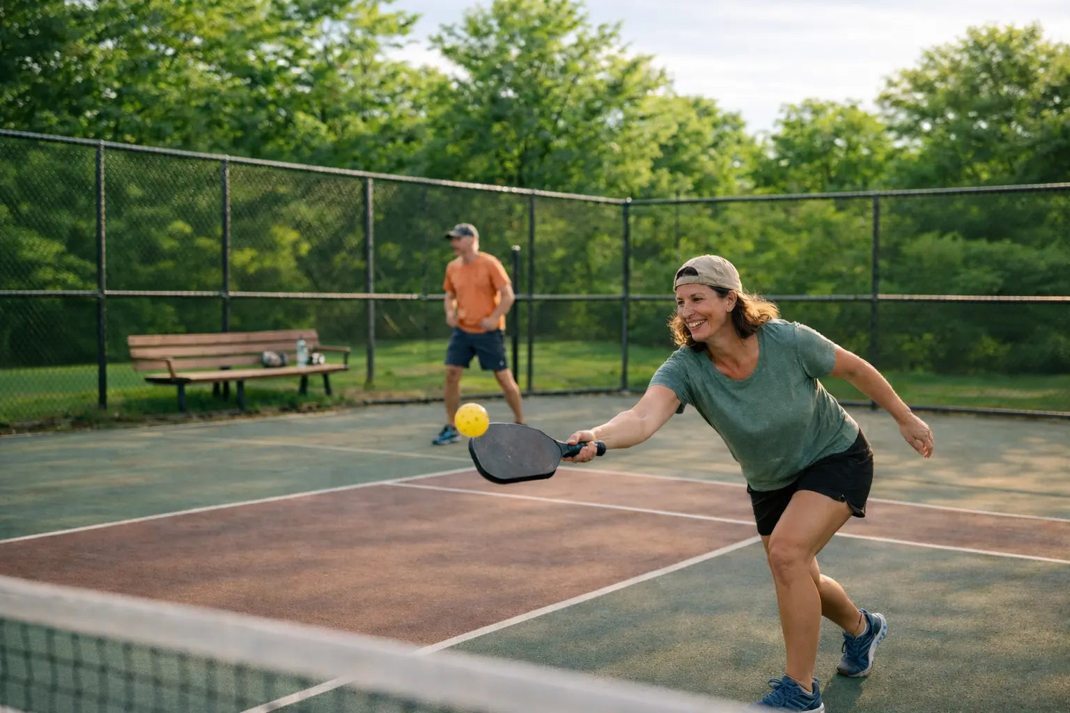person enjoying outdoor movement and active lifestyle while aging well