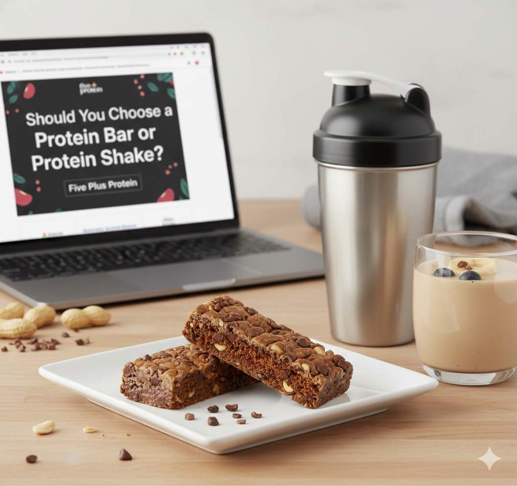 Should You Choose a Protein Bar or Protein Shake?