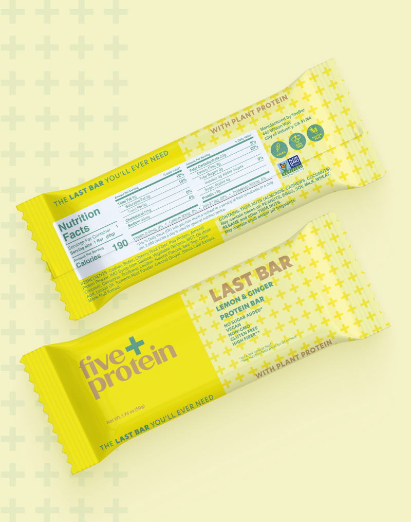Lemon Ginger LAST Protein Bar  - 12 Count