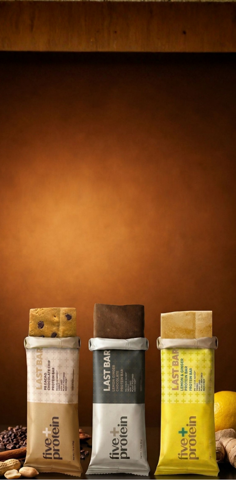 Five Plus Protein | Protein bars for aging well - vegan & gut-friendly